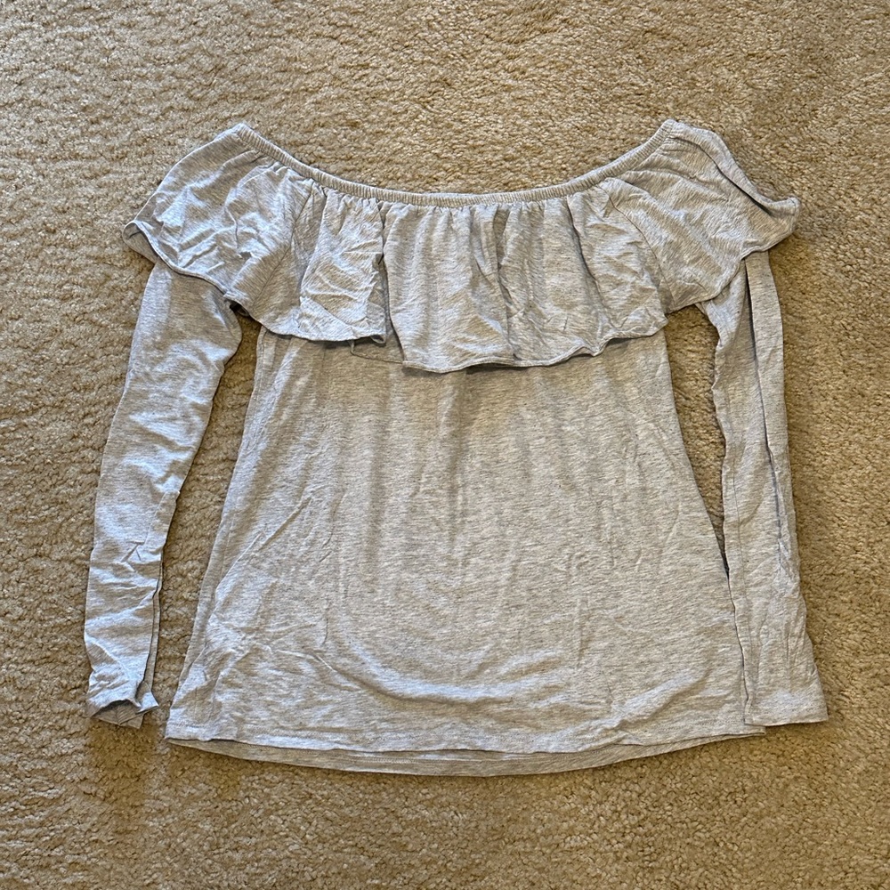 Lilly Pulitzer Off the Shoulder Long Sleeve Top
